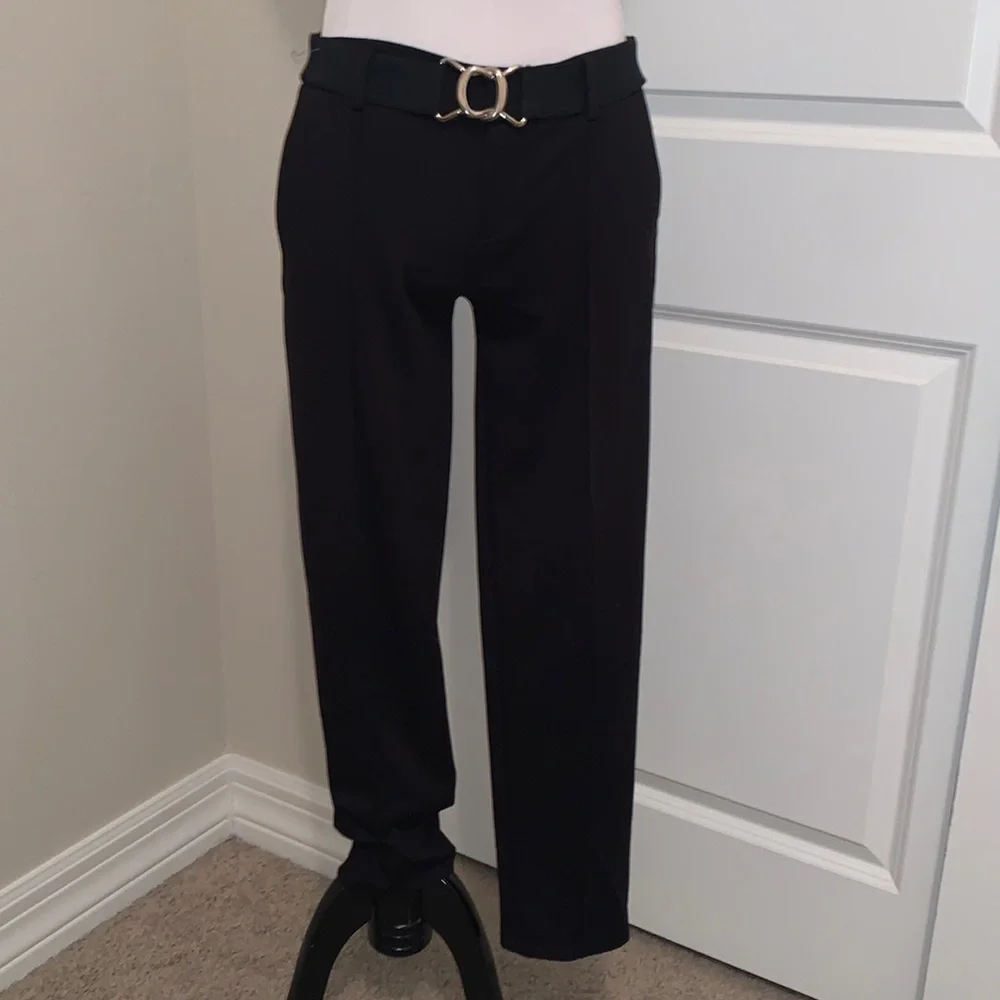 ELLE BRAND NEW SIZE 4 JET BLACK DRESS PANTS